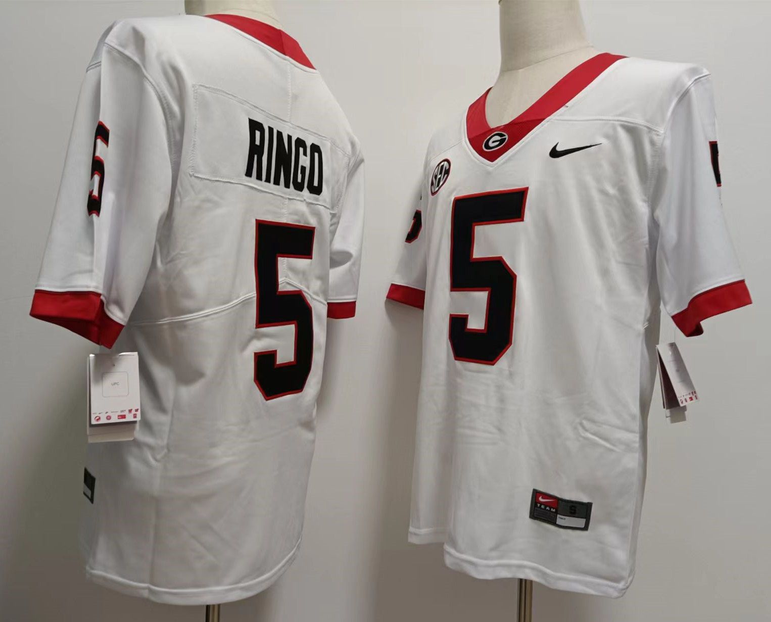 Men Georgia Bulldogs 5 Ringo White 2024 Nike Vapor NCAA Jersey
